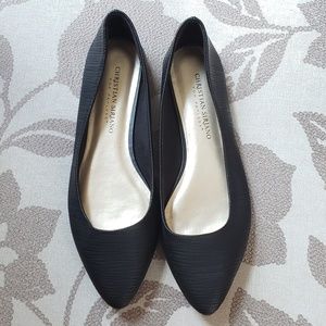 New Black Flats Size7